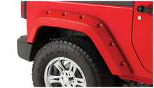 Load image into Gallery viewer, Bushwacker 07-18 Jeep Wrangler Pocket Style Flares 2pc Fits 2-Door Sport Utility Only - Black