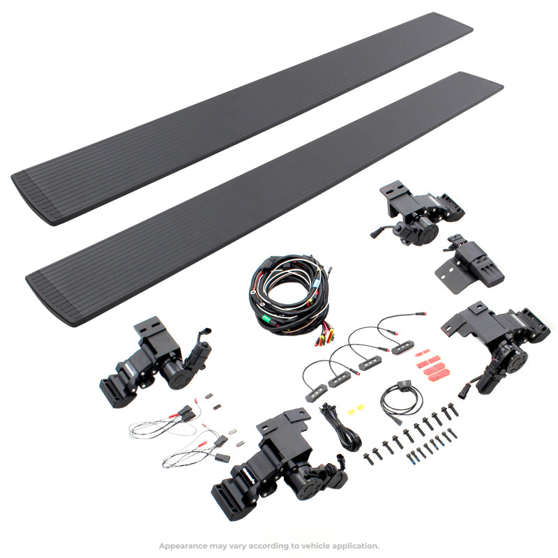 RealTruck 21-24 Ford Bronco 2dr VoltStep Electric Running Board Kit (No Drill) - Tex. Blk