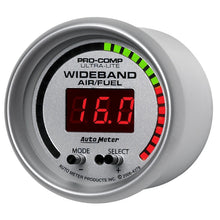 Load image into Gallery viewer, Autometer Ultra-Lite 52mm Wideband Air/Fuel Gauge