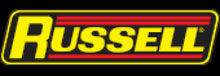 Load image into Gallery viewer, Russell Performance Adapter Fitting 3/8in SAE Quick Disc Male to #6 SAE Port Male Swivel 180Deg Blk