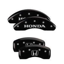 Load image into Gallery viewer, MGP 4 Caliper Covers Engraved Front Honda Engraved Rear CR-V Black finish silver ch