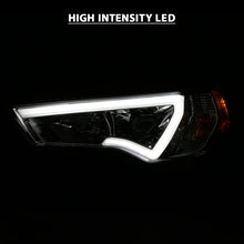 Load image into Gallery viewer, ANZO 14-18 Toyota 4 Runner Plank Style Projector Headlights Chrome w/ Amber