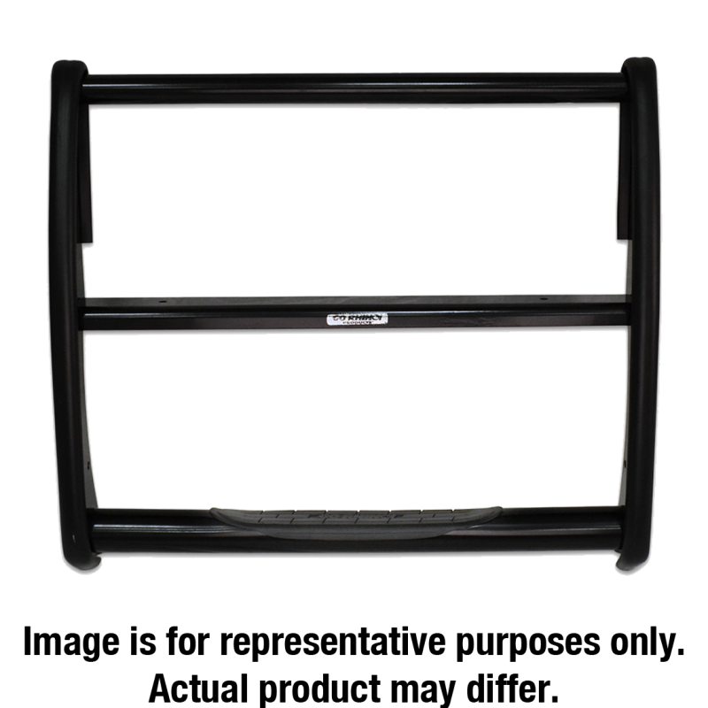 Go Rhino 11-16 Ford F-250/F-350/F-450 Super Duty 3000 Series StepGuard - Black (Grille Guard Only)