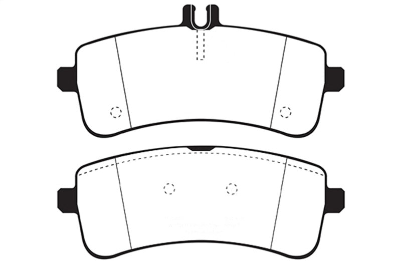 EBC 2015+ Mercedes-Benz C63 S AMG (W205) 4.0L Twin Turbo Bluestuff Rear Brake Pads