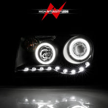 Load image into Gallery viewer, ANZO 2005-2010 Chrysler 300C Projector Headlights w/ Halo Black (CCFL) G2