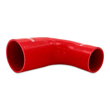 Load image into Gallery viewer, Mishimoto Silicone Reducer Coupler 90 Degree 2.25in to 3in - Red