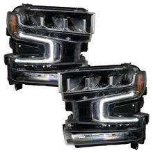 Load image into Gallery viewer, Oracle 19-21 Chevy Silverado 1500 RGB+W Headlight DRL Upgrade Kit - ColorSHIFT 2 SEE WARRANTY