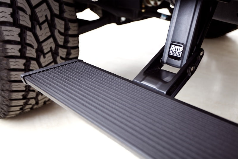 AMP Research 2019 Chevy Silverado 1500 Crew PowerStep Xtreme - Black (Incl OEM Style Illumination) AJ-USA, Inc