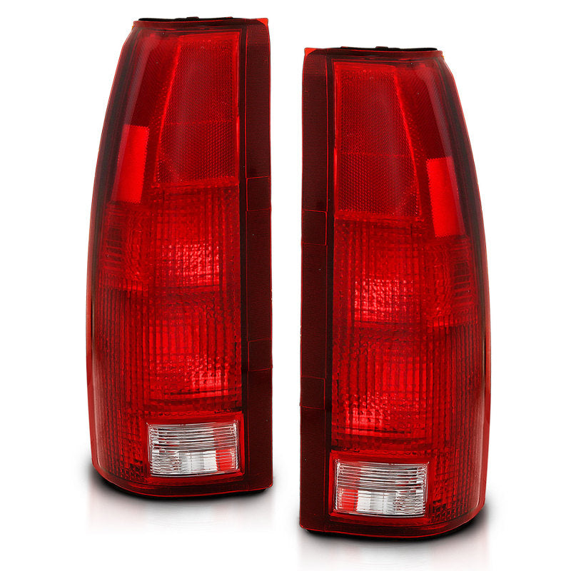 ANZO 1988-1999 Chevy C1500 Taillight Red/Clear Lens (OE Replacement) AJ-USA, Inc