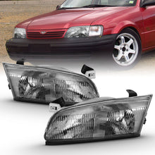 Load image into Gallery viewer, ANZO 1997-1999 Toyota Camry Crystal Headlight Chrome Amber(OE) AJ-USA, Inc