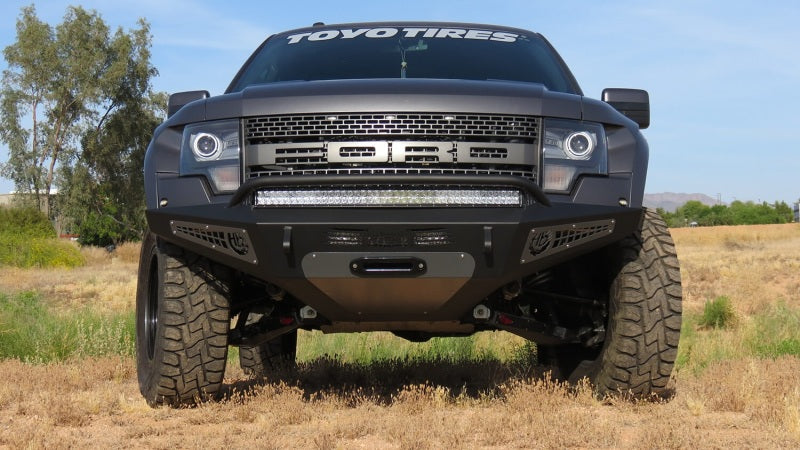 Addictive Desert Designs 10-14 Ford F-150 Raptor HoneyBadger Front Bumper w/ Winch Mount AJ-USA, Inc