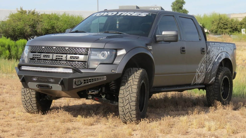 Addictive Desert Designs 10-14 Ford F-150 Raptor HoneyBadger Front Bumper w/ Winch Mount AJ-USA, Inc