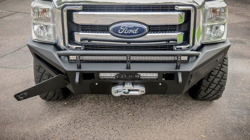 Addictive Desert Designs 11-16 Ford F-250 Super Duty HoneyBadger Front Bumper w/ Storage Box AJ-USA, Inc