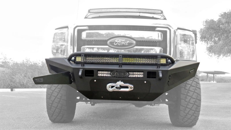 Addictive Desert Designs 11-16 Ford F-250 Super Duty HoneyBadger Front Bumper w/ Storage Box AJ-USA, Inc