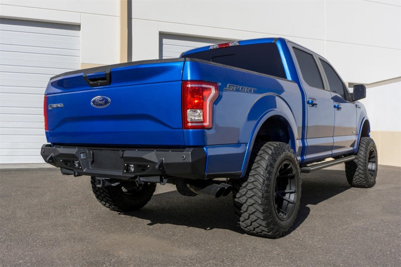 Addictive Desert Designs 15-18 Ford F-150 Stealth Fighter Rear Bumper w/ Backup Sensor Cutout AJ-USA, Inc