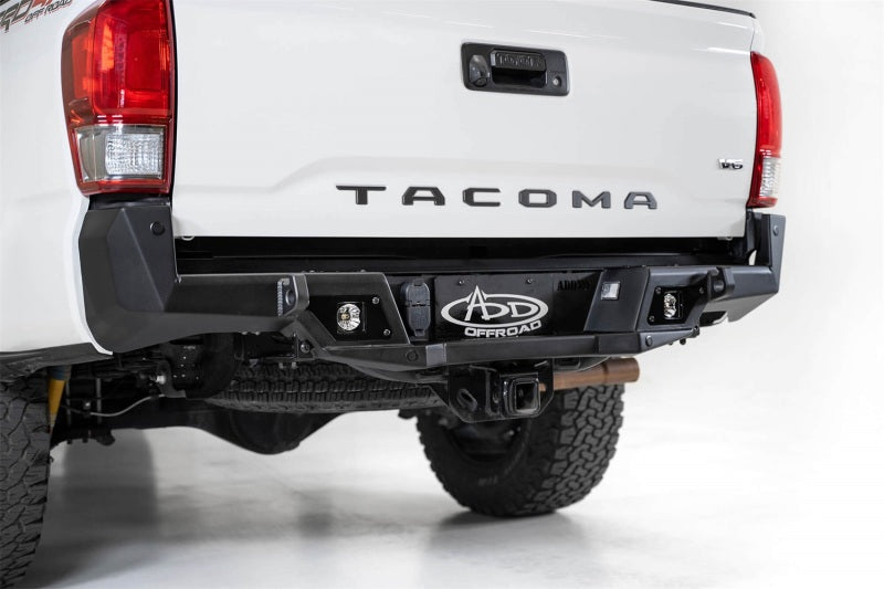 Addictive Desert Designs 16-19 Toyota Tacoma Stealth Fighter Rear Bumper w/ Backup Sensor Cutouts AJ-USA, Inc