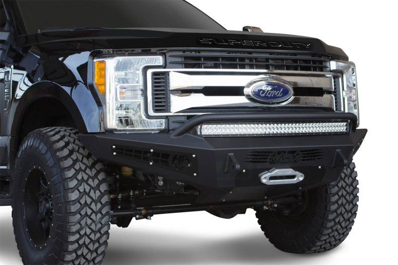 Addictive Desert Designs 17-18 Ford F-250 HoneyBadger Front Bumper w/ Winch Mount AJ-USA, Inc