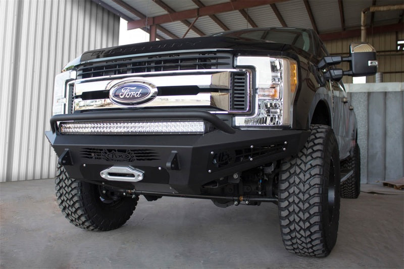 Addictive Desert Designs 17-18 Ford F-250 HoneyBadger Front Bumper w/ Winch Mount AJ-USA, Inc