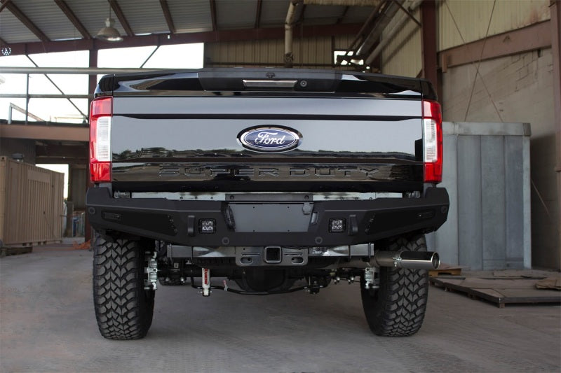 Addictive Desert Designs 17-18 Ford F-250 HoneyBadger Rear Bumper w/ Backup Sensor Cutouts AJ-USA, Inc