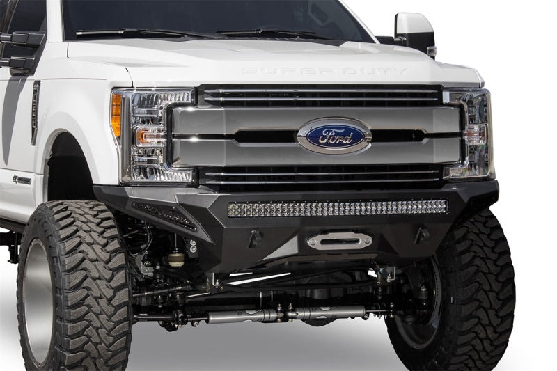 Addictive Desert Designs 17-18 Ford F-250 Super Duty Stealth Fighter Front Bumper w/ Winch Mounts AJ-USA, Inc