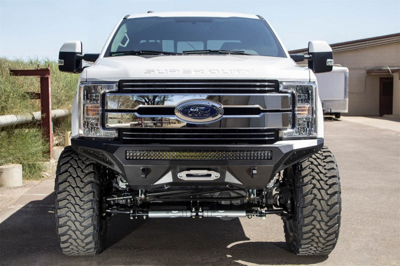 Addictive Desert Designs 17-18 Ford F-250 Super Duty Stealth Fighter Front Bumper w/ Winch Mounts AJ-USA, Inc