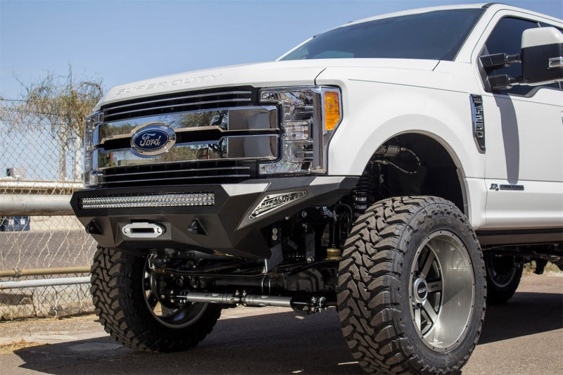 Addictive Desert Designs 17-18 Ford F-250 Super Duty Stealth Fighter Front Bumper w/ Winch Mounts AJ-USA, Inc