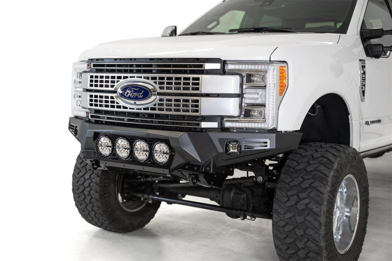 Addictive Desert Designs 17-20 Ford Super Duty Bomber Front Bumper w/ Mounts For 4 Rigid 360 6in AJ-USA, Inc