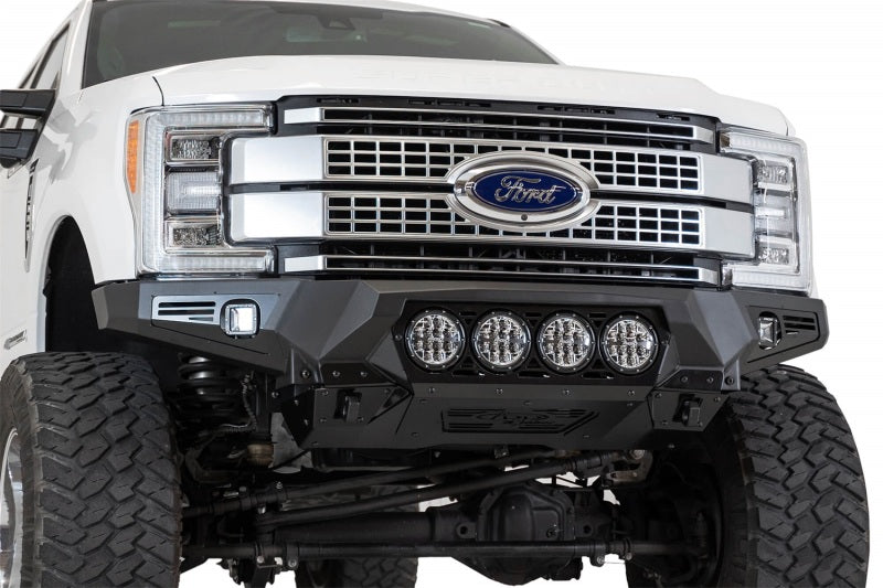 Addictive Desert Designs 17-20 Ford Super Duty Bomber Front Bumper w/ Mounts For 4 Rigid 360 6in AJ-USA, Inc