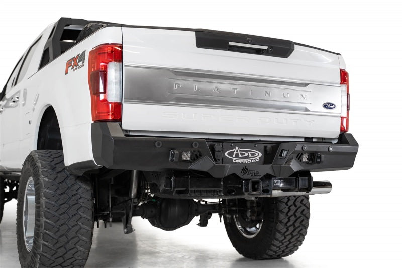 Addictive Desert Designs 17-20 Ford Super Duty Bomber HD Rear Bumper w/ Mounts For Cube Lights AJ-USA, Inc