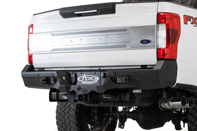 Addictive Desert Designs 17-20 Ford Super Duty Bomber HD Rear Bumper w/ Mounts For Cube Lights AJ-USA, Inc