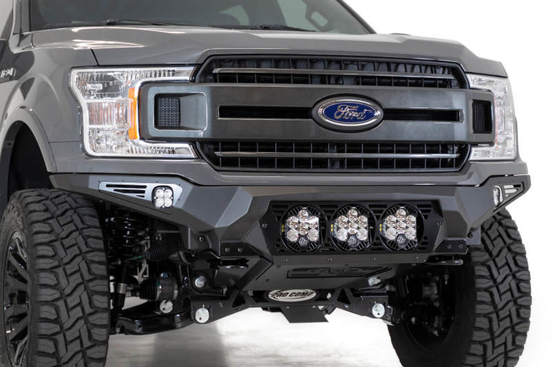 Addictive Desert Designs 18-20 Ford F-150 Bomber Front Bumper w/ 3 Baja Designs LP6 Mounts AJ-USA, Inc