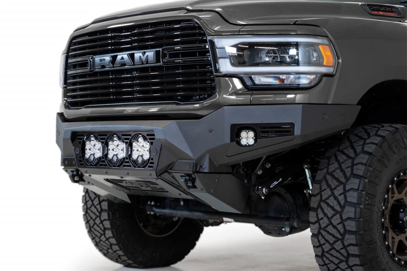 Addictive Desert Designs 19-21 Ram 2500/3500 Bomber HD Front Bumper (Baja Designs LP6 Mounts) AJ-USA, Inc