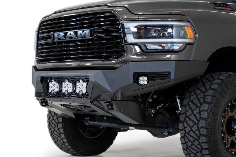 Addictive Desert Designs 19-21 Ram 2500/3500 Bomber HD Front Bumper (Baja Designs LP6 Mounts) AJ-USA, Inc