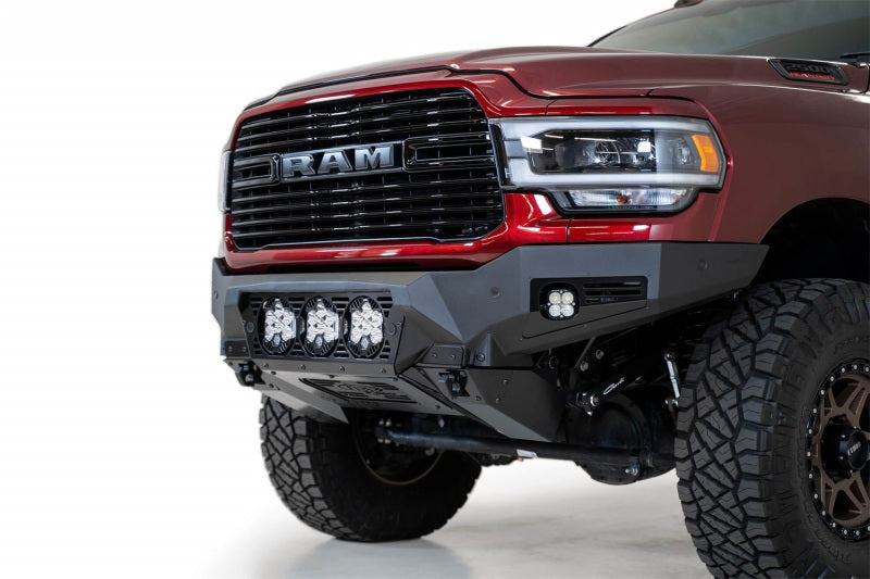 Addictive Desert Designs 19-21 Ram 2500/3500 Bomber HD Front Bumper (Baja Designs LP6 Mounts) AJ-USA, Inc