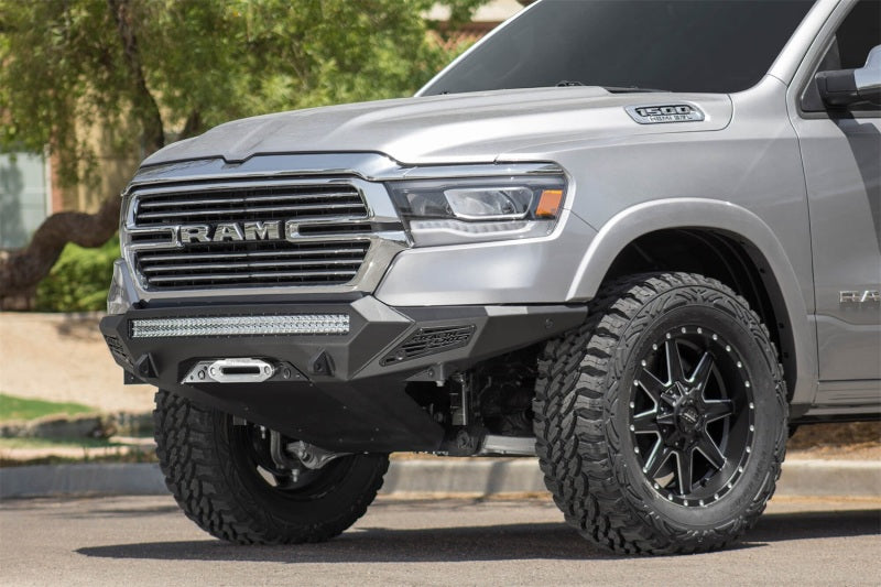 Addictive Desert Designs 19 Ram 1500 Stealth Fighter Front Bumper w/ Winch Mount & Sensor Cut Outs AJ-USA, Inc