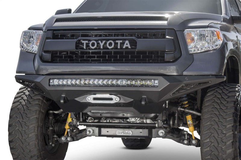 Addictive Desert Designs 2014+ Toyota Tundra Stealth Fighter Front Bumper w/Winch Mount & Sensors AJ-USA, Inc