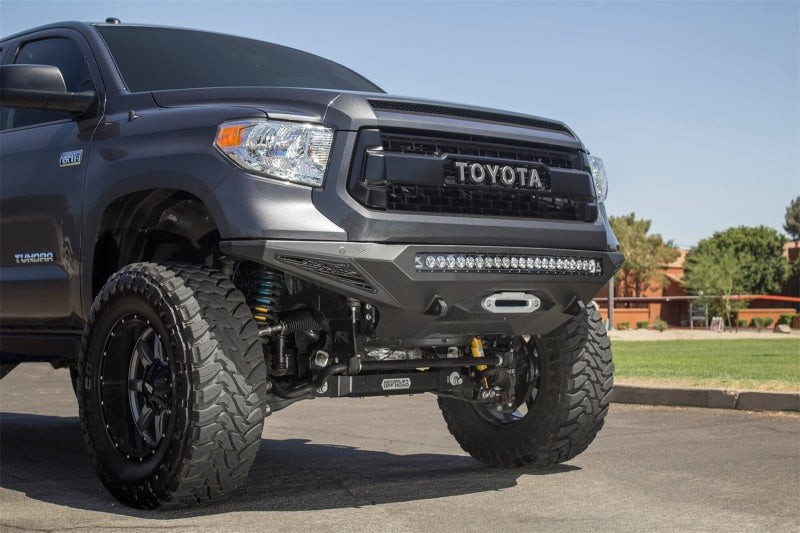 Addictive Desert Designs 2014+ Toyota Tundra Stealth Fighter Front Bumper w/Winch Mount & Sensors AJ-USA, Inc