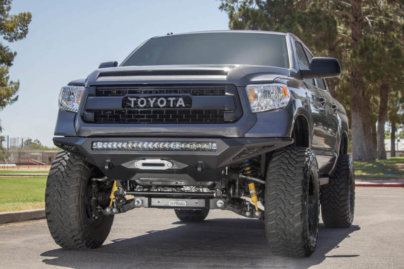 Addictive Desert Designs 2014+ Toyota Tundra Stealth Fighter Front Bumper w/Winch Mount & Sensors AJ-USA, Inc