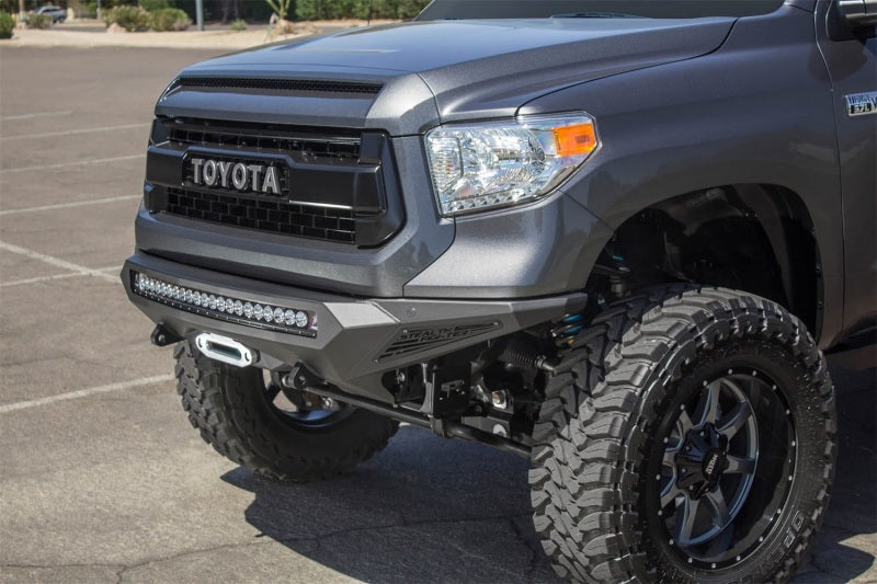 Addictive Desert Designs 2014+ Toyota Tundra Stealth Fighter Front Bumper w/Winch Mount & Sensors AJ-USA, Inc