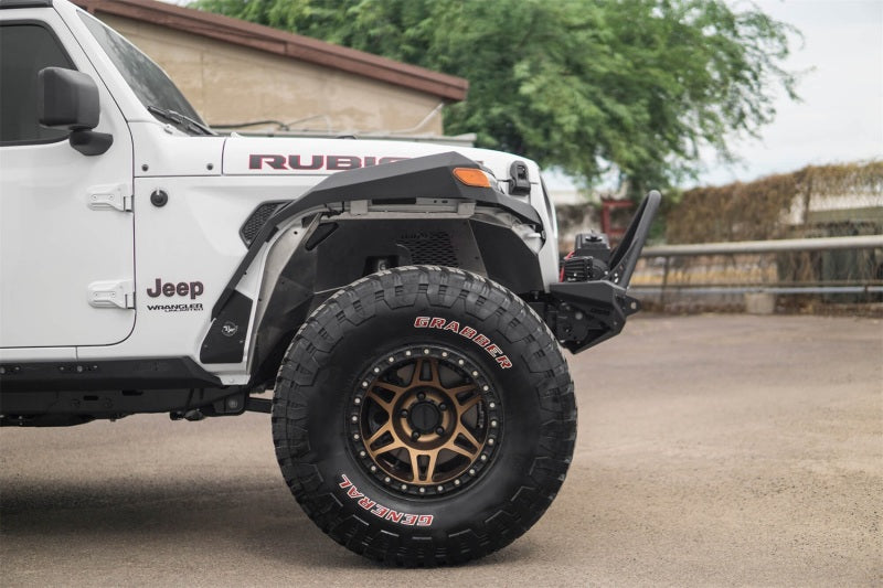 Addictive Desert Designs 2018 Jeep Wrangler JL Raw Aluminum Rock Fighter Front Inner Fender Liner AJ-USA, Inc