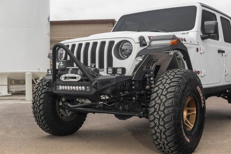 Addictive Desert Designs 2018 Jeep Wrangler JL Raw Aluminum Rock Fighter Front Inner Fender Liner AJ-USA, Inc