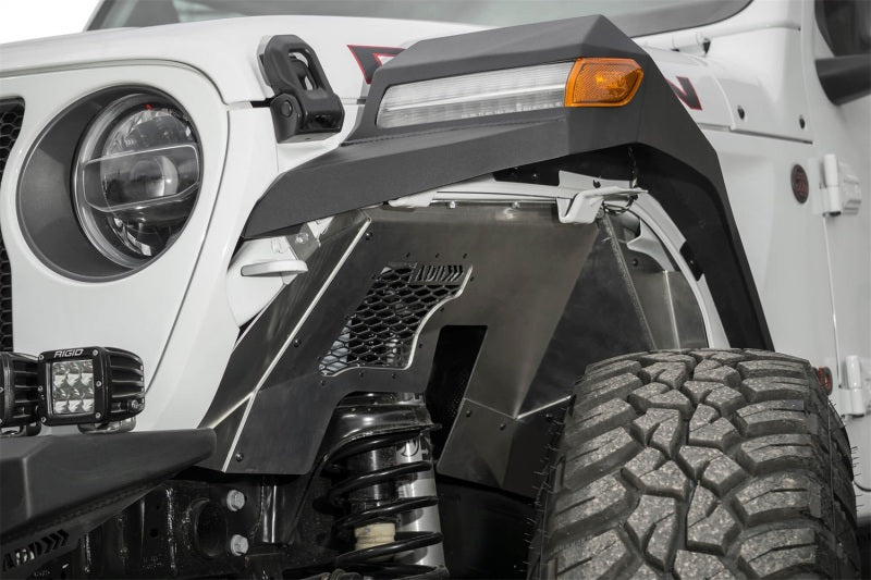 Addictive Desert Designs 2018 Jeep Wrangler JL Raw Aluminum Rock Fighter Front Inner Fender Liner AJ-USA, Inc