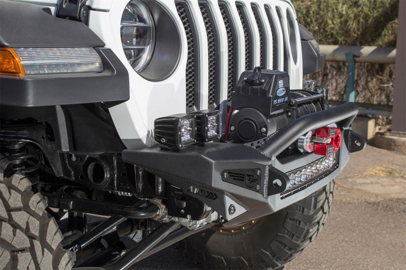 Addictive Desert Designs 2018 Jeep Wrangler JL Rock Fighter Front Bumper w/ Low Profile Top Hoop AJ-USA, Inc