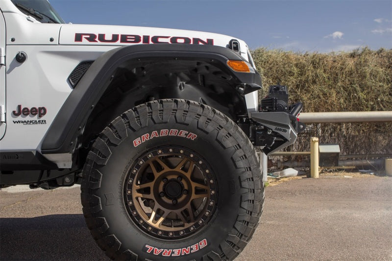 Addictive Desert Designs 2018 Jeep Wrangler JL Rock Fighter Front Bumper w/ Low Profile Top Hoop AJ-USA, Inc