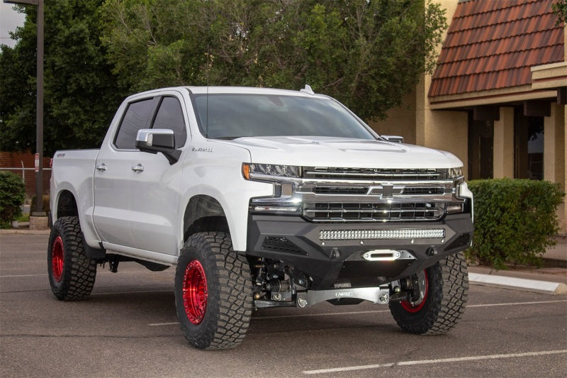 Addictive Desert Designs 2019 Chevrolet Silverado 1500 SF Front Bumper w/ Winch Mount&Sensor Cutout AJ-USA, Inc