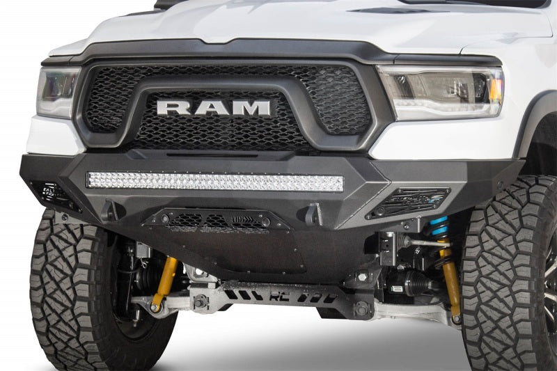 Addictive Desert Designs 2019 Ram Rebel 1500 Stealth Fighter Fr Bumper w/Parking Sensor Cutouts AJ-USA, Inc