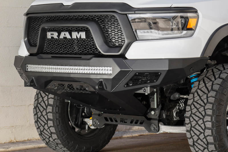 Addictive Desert Designs 2019 Ram Rebel 1500 Stealth Fighter Fr Bumper w/Parking Sensor Cutouts AJ-USA, Inc