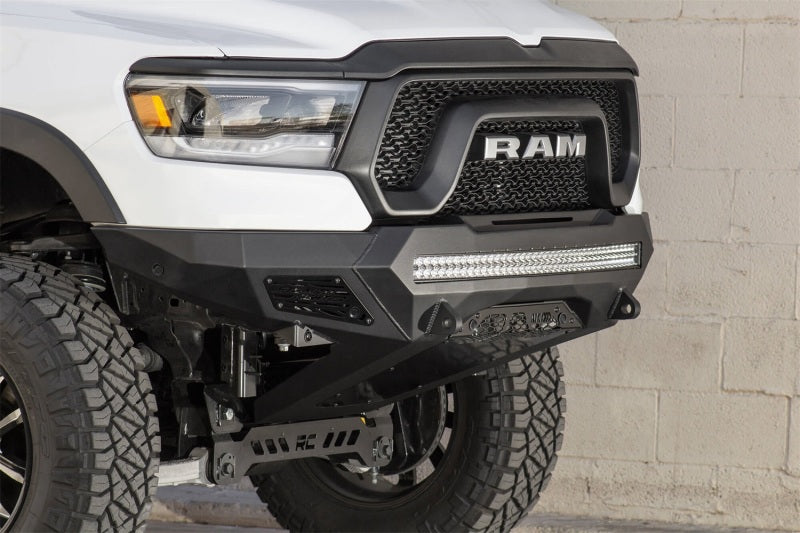 Addictive Desert Designs 2019 Ram Rebel 1500 Stealth Fighter Fr Bumper w/Parking Sensor Cutouts AJ-USA, Inc