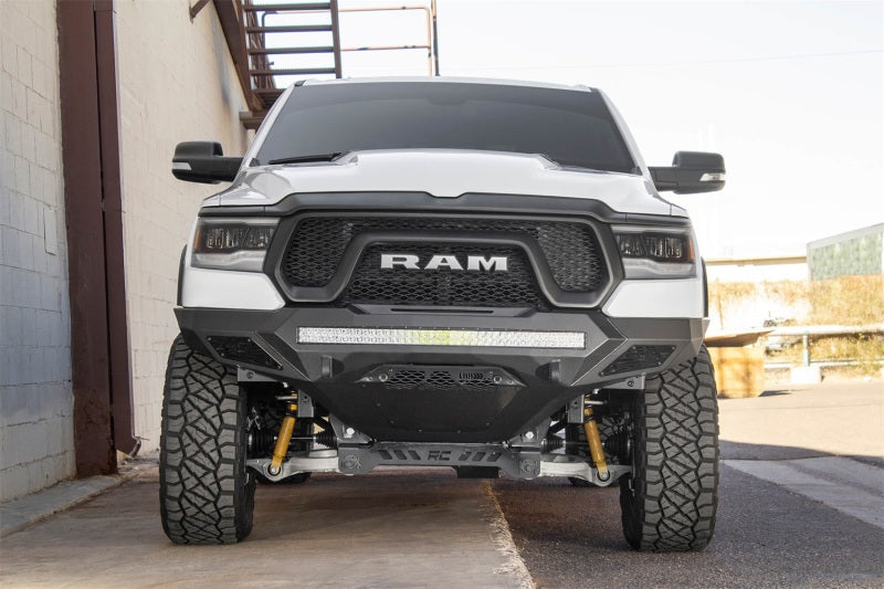 Addictive Desert Designs 2019 Ram Rebel 1500 Stealth Fighter Fr Bumper w/Parking Sensor Cutouts AJ-USA, Inc