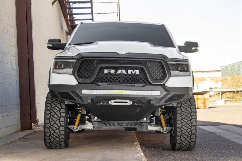 Addictive Desert Designs 2019 Ram Rebel 1500 Stealth Fighter Fr Bumper w/Winch&Parking Sensor Mounts AJ-USA, Inc